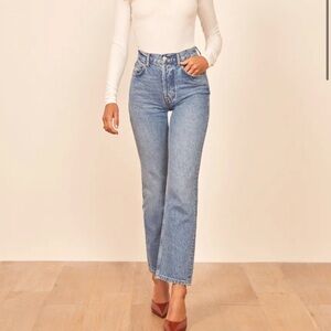 Reformation Jeans Straight Leg Cynthia